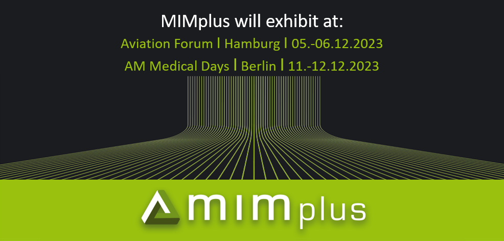 MIMplus will exhibit at Aviation Forum in Hamburg & AM Medical Days in Berlin